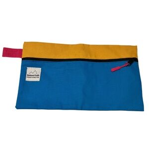 Lowland Crafts Made in Portland Oregon Colorblock Canvas Pouch NEW
